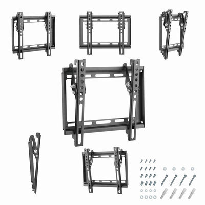 Gembird WM-42T-04 Stand TV 106,7CM (23 - 42) Black — image 1