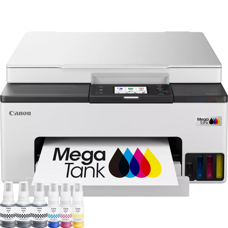 Canon Multifunción Rechargeable Maxify GX1051 Megatank Wi-Fi Dúplex White