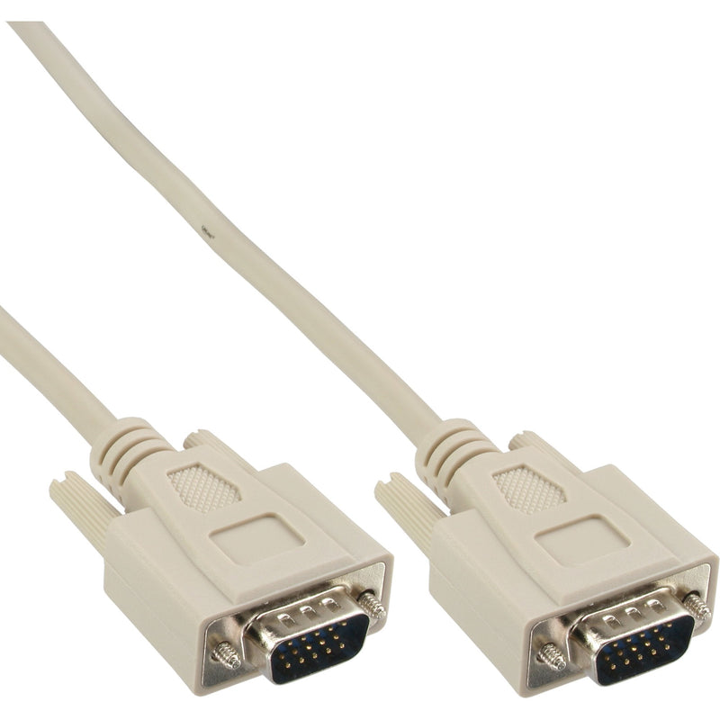 Inline Cable VGA 15 Pines HD Male a Male Grey 10M