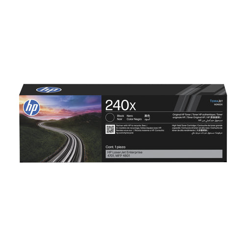 HP Toner Black W2400X 240X 9000 Copias Cartridge Toner HP Laserjet 240X High Capacity Black — image 1