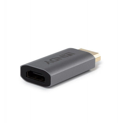 Lindy 41095 Cambiador Género Cable DisplayPort HDMI Type a Grey — image 1