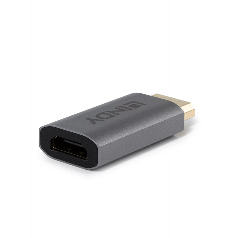 Lindy 41095 Cambiador Género Cable DisplayPort HDMI Type a Grey