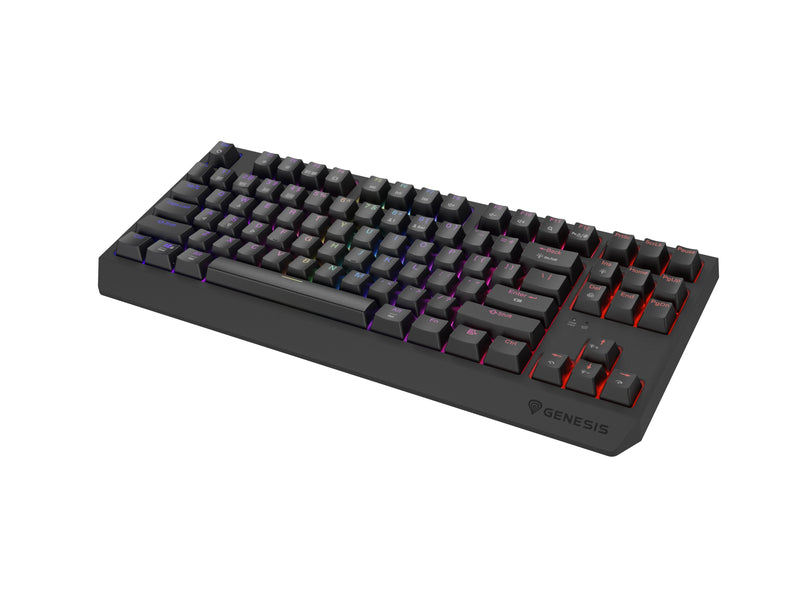 Genesis Thor 230 Tkl Keyboard Set USB + RF Wireless + Bluetooth QWERTY English Ee. Uu. Black