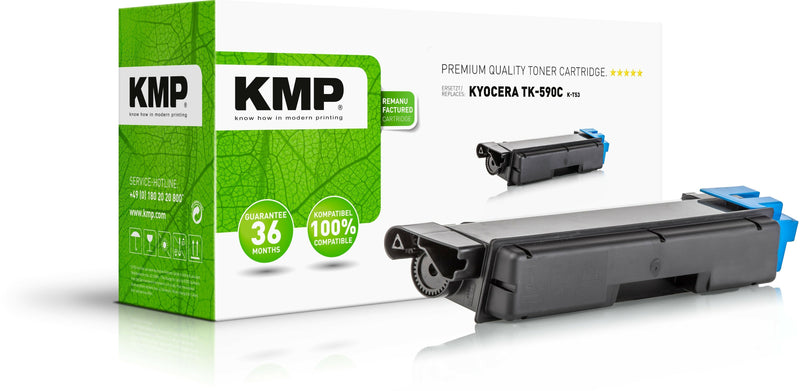 Kmp Toner Kyocera TK-590C Comp. Cyan 5000 S. K-T53