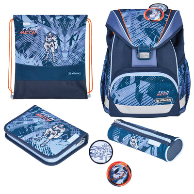 Herlitz Backpack School Ultraligera Plus Techmech — image 1