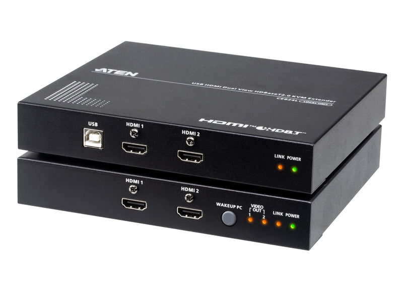 Aten CE824-AT-G USB HDMI Double View HDBASET2.0 KVM Extend