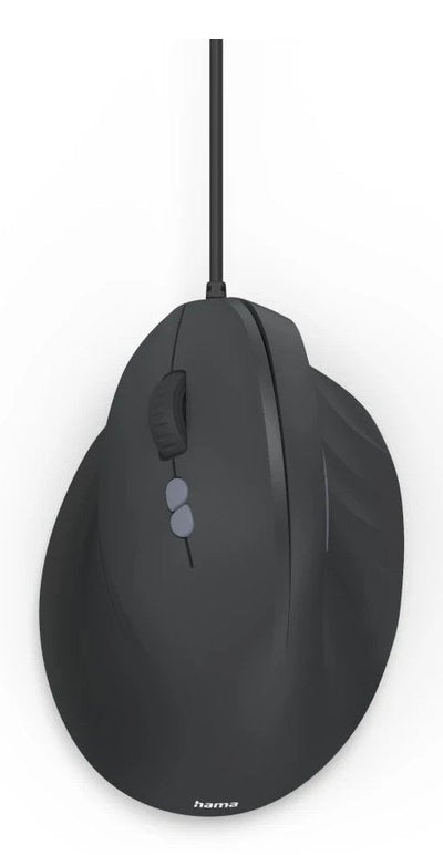 Hama ECM-500L Mouse Optico Vertical Zurdos 1800DPI - Cable 180CM - Ergonomico - Quiet - 7 Buttons - — image 1