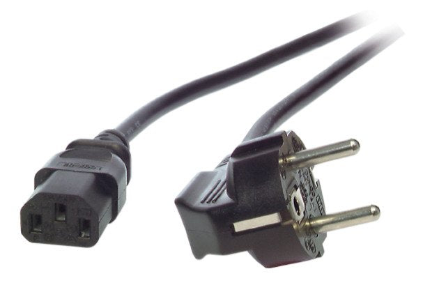 Efb Electronics Efb Electronics - Power Cable - Cee 7 (s) Angled To IEC 60320 C13 Straight