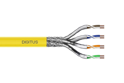 Digitus DK-1743-A-VH-1 Network Cable 100M CAT.7A Sf/UTP (s-FTP) Yellow — image 1