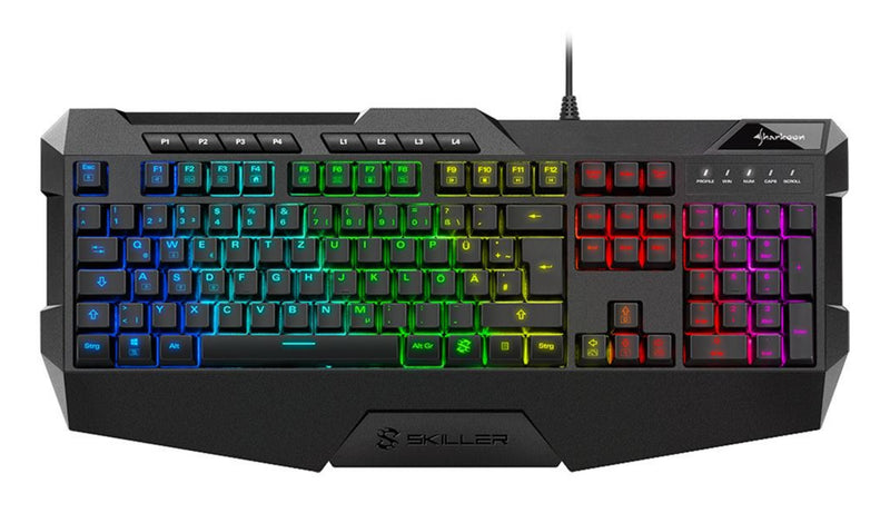 Sharkoon Keyboard Gaming German Skiller SGK4 Black