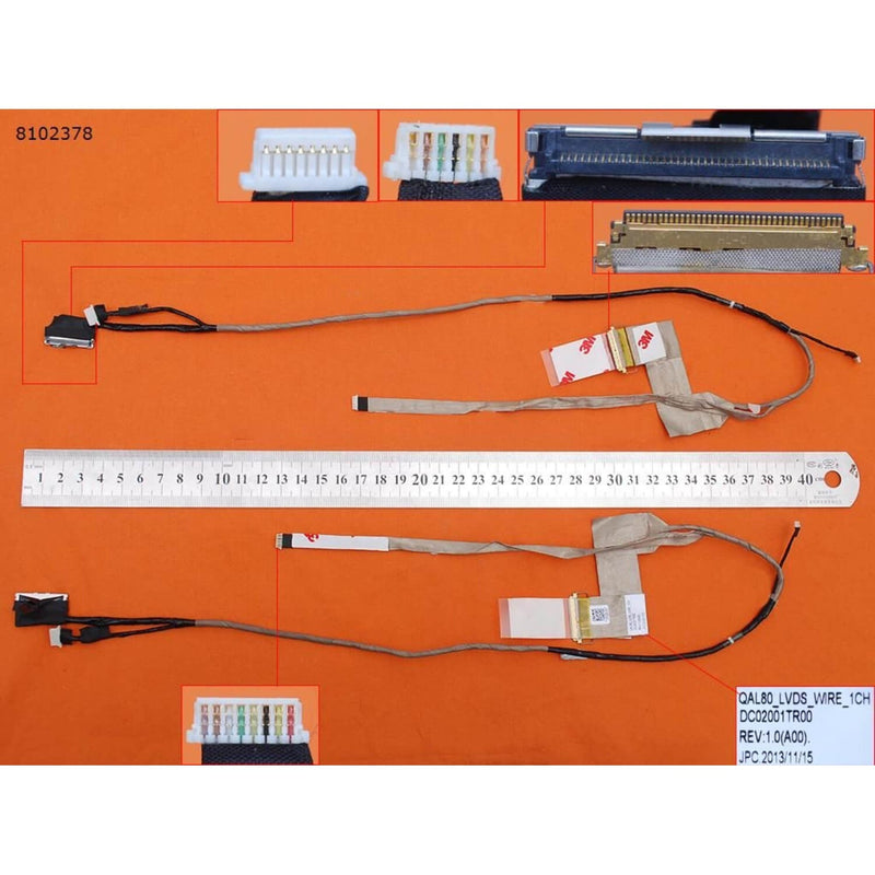 Cable LCD Laptop Dell E6430 DC02001DV00