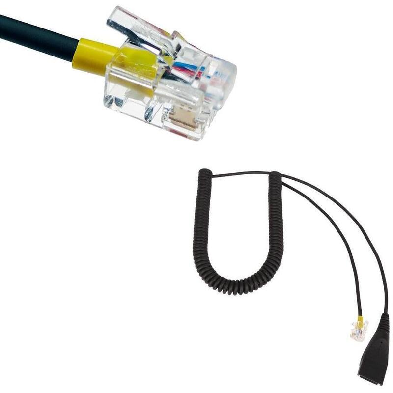 Gequdio Cable Rj Compatible With Mitel, Aastra, Fanvil, Poly, Gigset