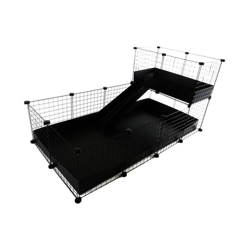 C&c Cage, Módulo Floor 4X2 + LOFT2X1 + Rampa Black — image 1