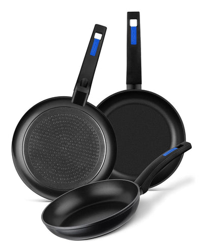 Monix Pack 3 Sartenes Forjadas 18 22 26CM Aluminium Forjado Non-stick Todo Type Encimeras Handle Baquelita — image 1