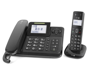 Doro Comfort 4005 Phone Dect/Analógico Black Identificador Llamadas — image 1
