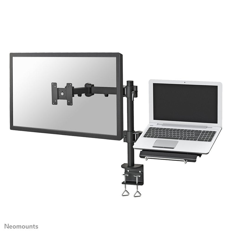 Newstar Stand Desk Monitor And Notebook