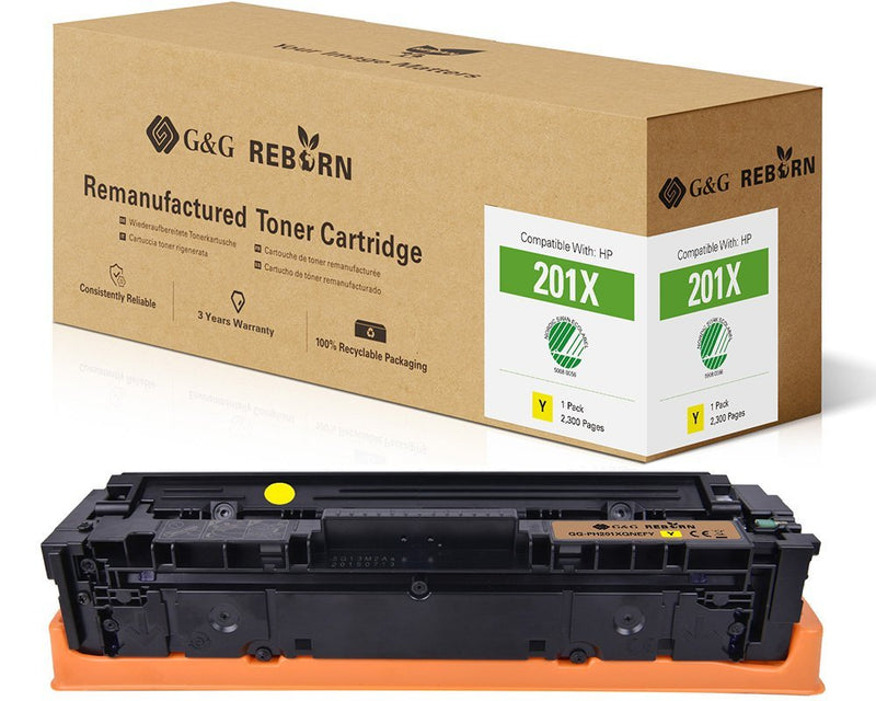 G&g Toner Reborn-compatible With HP 201X, CF402X