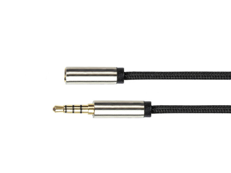 Python Cable Audio 4-POL. Klinkenst. An Connector Female Black 1M