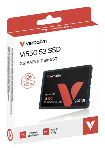 Verbatim Drive SSD 256GB 2.5 VI550 S3 SATA 3 — image 1