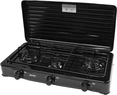 Mpm SMILE-KN-03/1KB Hob Black 60CM Board Gas 3 Zona(s) — image 1