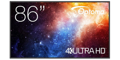 Optoma N3861K Screen Señalización Digital 2,18M (86) LED Wi-Fi 450 Cd / M² 4K Ultra HD Black Android 11 24/7 — image 1