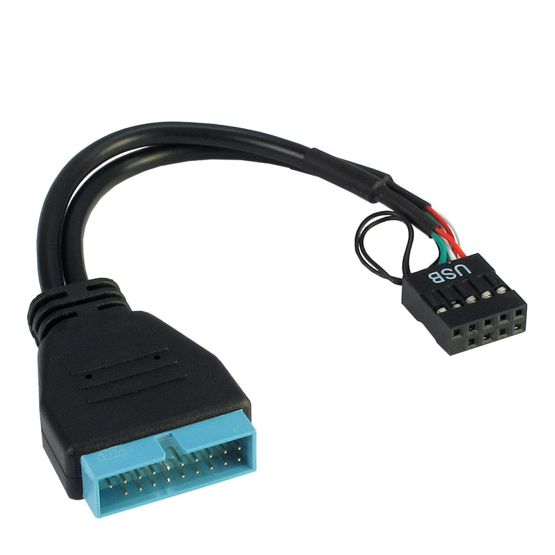 Inter-tech 88885217 Adapter USB Cable 3.0 USB 2.0 Black