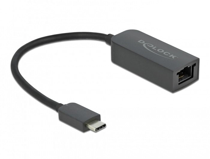 Delock Adapter USB Type-c Male a 2,5 Gigabit LAN Kompakt