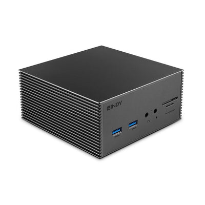Lindy 43378 Base Laptop And Replicador Ports Alámbrico USB 3.2 Gen 2 (3.1 Gen 2) Type-c Grey — image 1