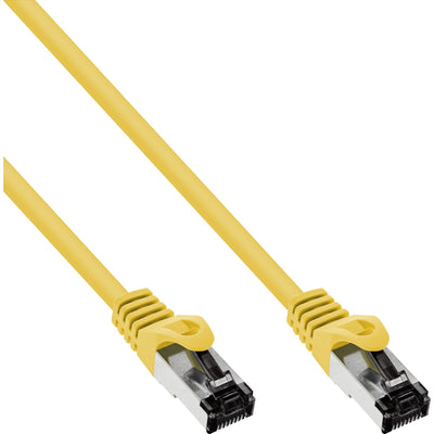 Inline Network Cable S/FTP Pimf CAT.8.1 Libre Halógenos 2000MHZ Yellow 0,5M — image 1