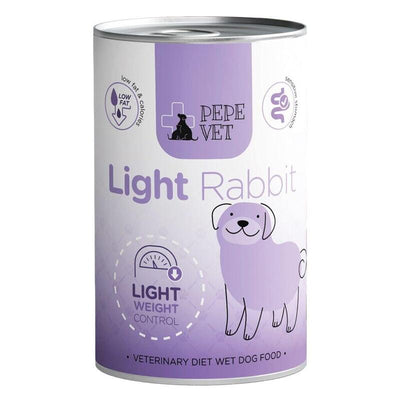 Paka Zwierzaka Comida Húmeda Perros Pepe Vet Light Rabbit 400G — image 1