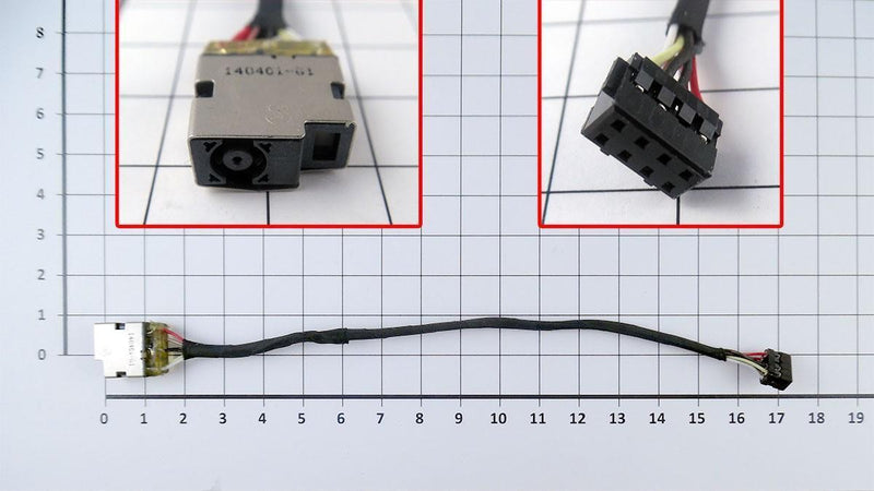 Connector DC Jack With Cable Laptop HP 15-D003SS 747116-001