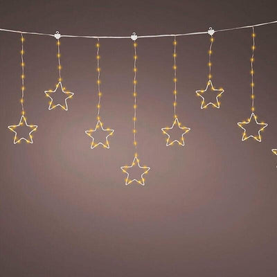 Curtain Multifunción, Outdoor With Estrellas, White Cálido, Cable Cobre, 1,2M — image 1