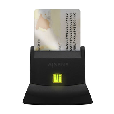 Aisens Reader Card Smart Dni - Black — image 1