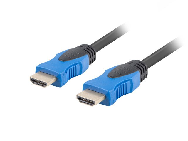 Lanberg HDMI Cable CA-HDMI-20CU-0200-BK Connectors Male/Male Chapados Oro Resolution Up To 3840*2160 20 Metres