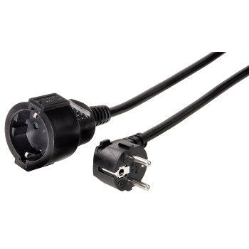 Hama Cable Extension Schucko 2M Black