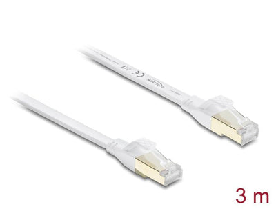 Delock RJ45 Flachband Network Cable CAT.8.1 U FTP 40Gbps, 3M — image 1