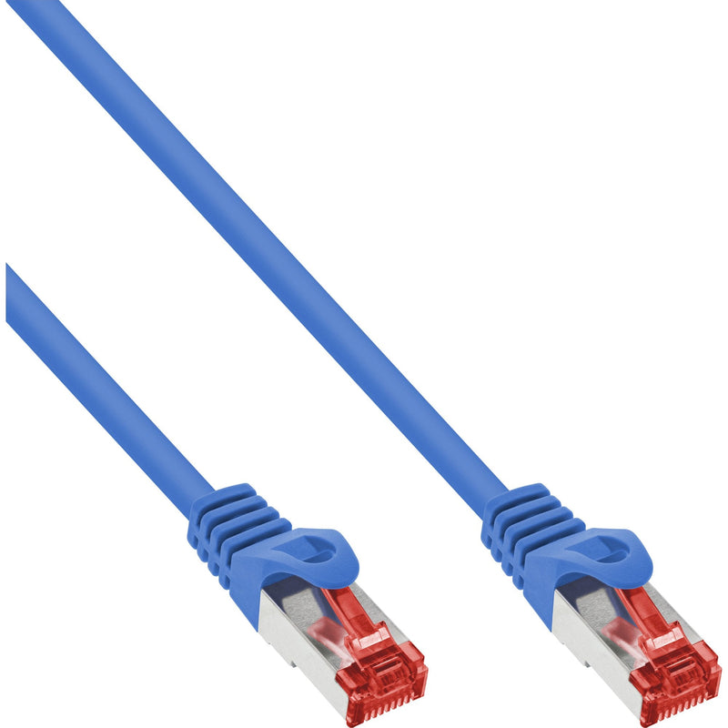 Inline Network Cable S/FTP Pimf CAT.6 250MHZ Pvc Blue Cobre 1M