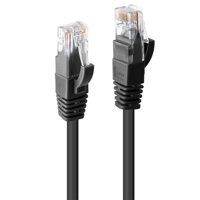 Lindy 48075 Network Cable 0,3M CAT.6 U/UTP (UTP) Black — image 1