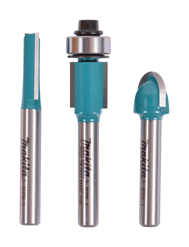 Makita Set Of Cortadores D-30209, 3 Pieces Eje 6MM