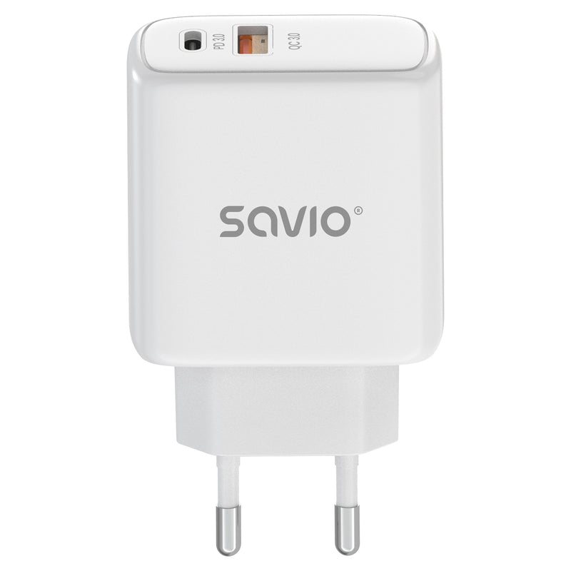 Savio Charger LA-12 Dispositivo Mobile Phone Universal White
