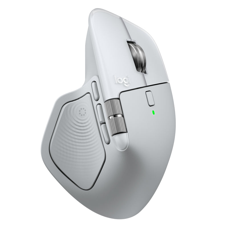 Logitech Mouse Mx Master 4 For Mac, Bluetooth Ergonómico With Respuesta Háptica Avanzada, Desplazamiento Ultra