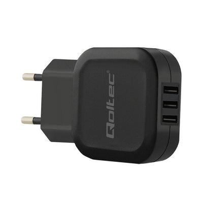 Qoltec 50191 AC Charger 17W 5V 3.4A 3x USB — image 1