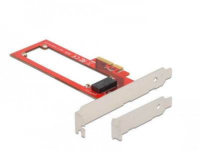 Pci Express X4 Karte Zu 1 X Edsff E1.S Slot - Low Profile Formfaktor — image 1