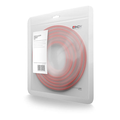 Lindy Network Cable CAT.6 U/UTP Red 3.00M — image 1