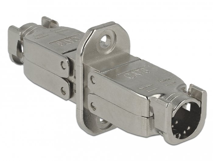 Delock 86466 Acoplador Network Cable CAT.6 STP Without Tools Installation