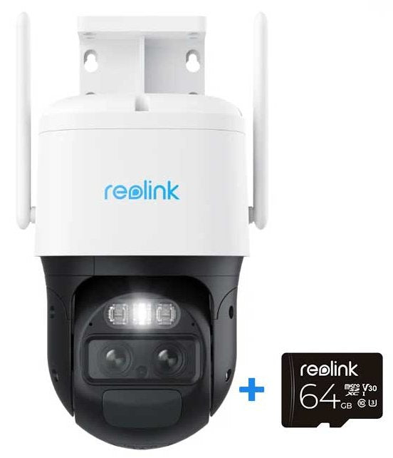 Reolink Trackmix Series G770, Camera Monitoreo White/Black, Resolution 4K, 4G Trackmix Series G770