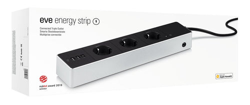 Eve Energy Strip Black White 3 Salidas AC 120-230V 1,9M — image 1