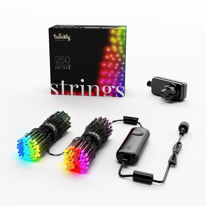 Twinkly Strings 250 (TWS250STP-BEU) Luces Inteligentes Tree Christmas 250 LED RGB 20M