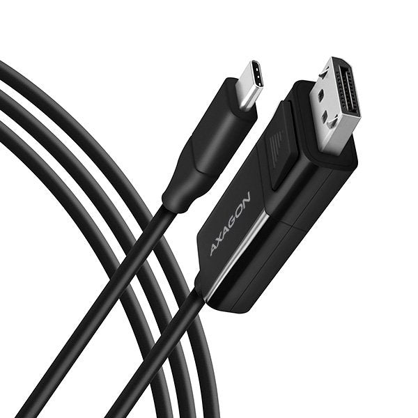 Axagon Rvc-dpc, USB-C - Cable / Reductor DisplayPort 1.8M, 4K / 60HZ
