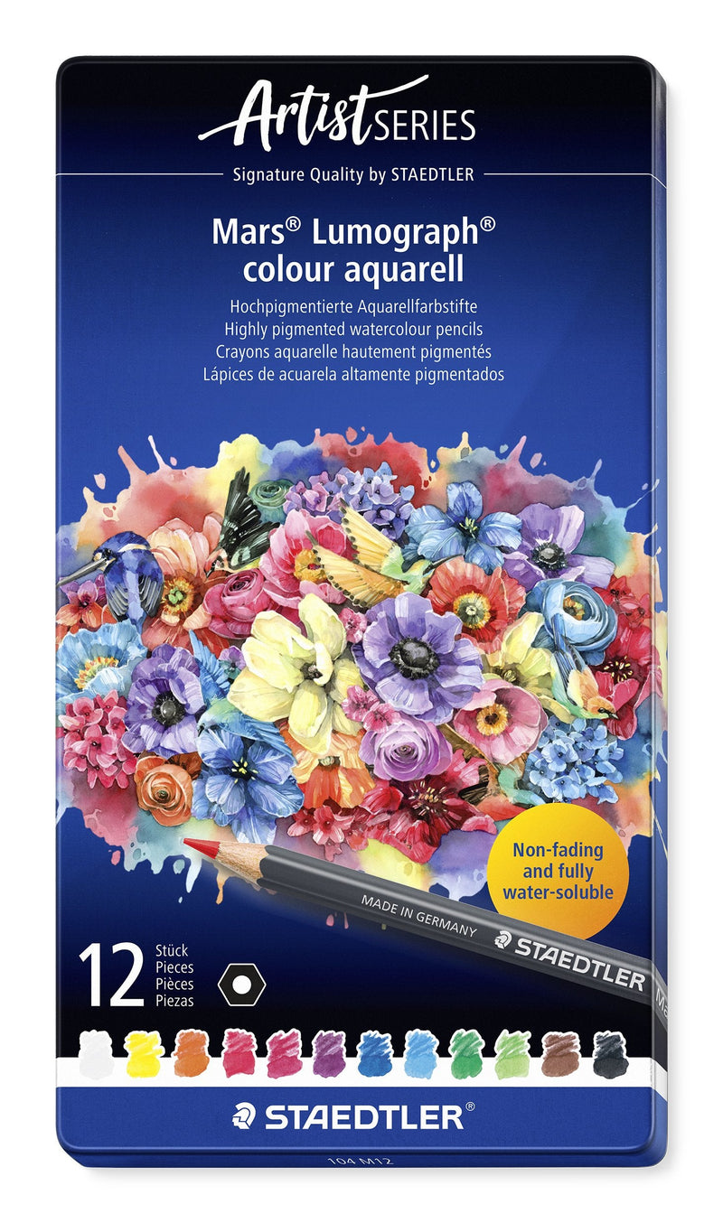 Staedtler Pencil Colour Aqua Mars 12ST 100% Pefc